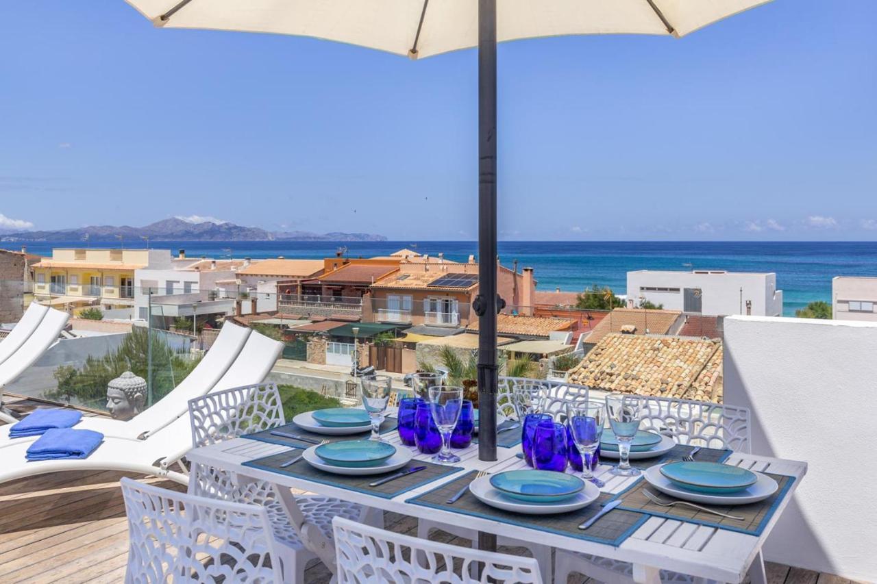 Ferienhaus Sunny Townhouse With Terrace In Son Serra *