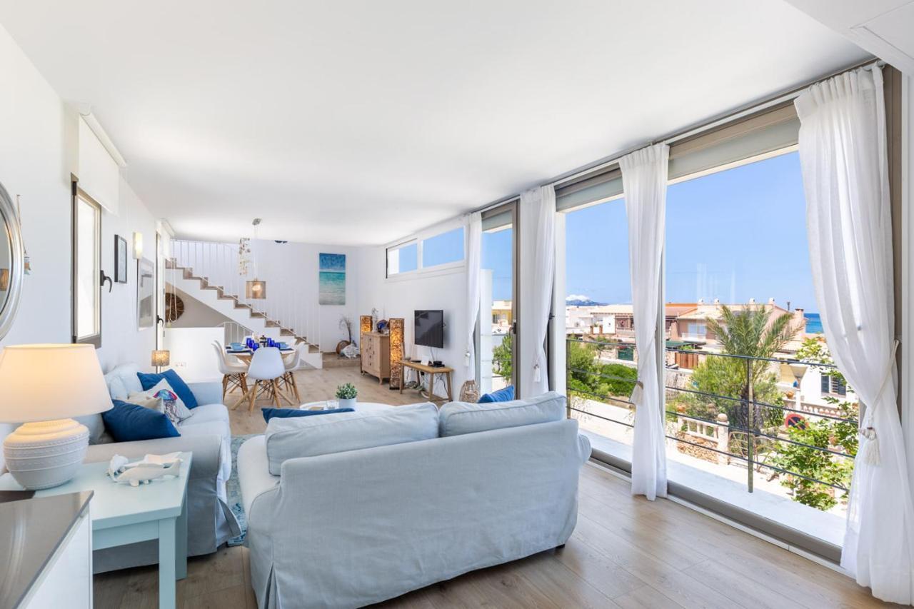 Sunny Townhouse With Terrace In Son Serra Ferienhaus *